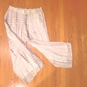 Sale 🔥 NWOT Easy breezy lightweight gauzy wide leg palazzo pants size L